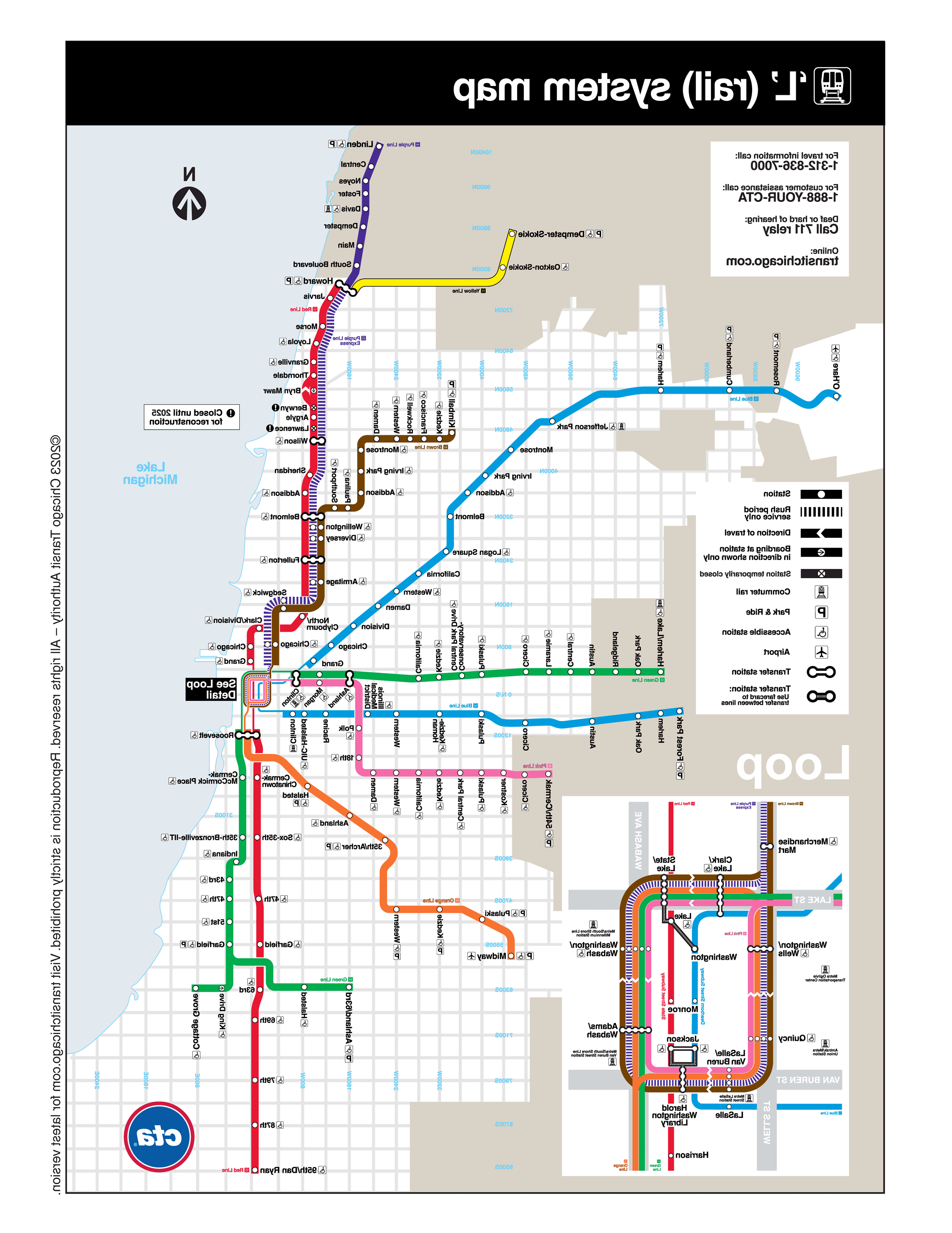 L Metro Map